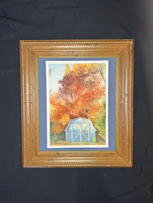 Garden Shed (Original Watercolor Painting)