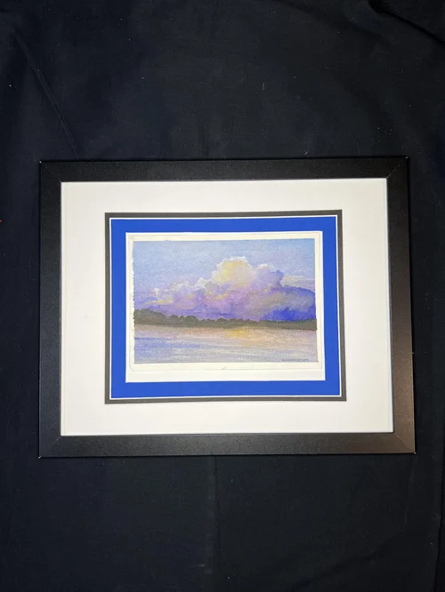 Sunday Storm (Original Watercolor Painting)