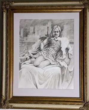 Athena (Original Artwork Framed)